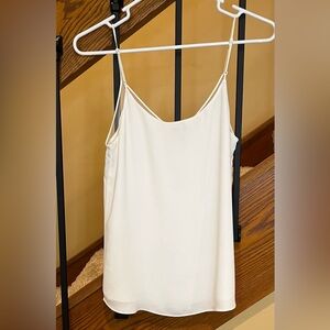 Babaton Galen Camisole Mesh Trim Lined adjustable Straps Ivory/SZ.XXS